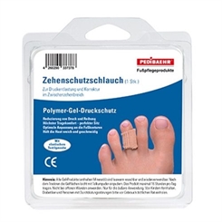 PediBaehr Polymer Gel Druckschutz, Zehenschutz Schlauch, bei Hühneraugen oder Warzen, groß, 1 Stück 
