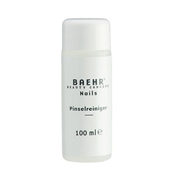 Pinselreiniger Entfernung von Gel-Resten, make-up, Puder, Pinsel reinigen aller Art, Kosmetikpinselreiniger, Baehr, 100ml 