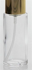 Runder Klarglas Flakon, 20 ml Bauteil mit E5 Gewinde 