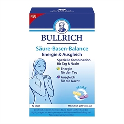 Bullrich Energie und Ausgleich, Vegan, Säure-Basen-Haushalt, basische Tabletten, Nahrungsergänzung, 14 + 28 Basentabletten 