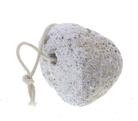 Lavastein - Vulkanstein zur Hornhaut Entfernung und Schwielen kräftiger als ein Bimsstein, von Kosmetex Weiß