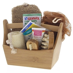 Dekorative Geschenksets für Bad oder Sauna mit Badezubehör, Saunazubehör, Kosmetex Bade- und Pflegeset Set 4