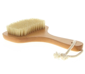 Badebürste, eckig, praktisch Saunabürste für die wohltuende Bürstenmassage. 