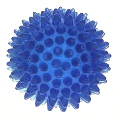 Noppenball, Akupressurball, Igelball, klein 5 cm Massageball mit Noppen für die Reflexzonenmassage Blau