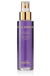 Swiss line Cell Shock Cellular Vital Essence,Serum UVA Schutz 98% müde,reife und trockene Haut, 200ml Pflanzenwasser-Komplex 