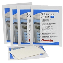 5x Reinigungskarten für Kartenlesegeräte, EC Cash Terminal Krankenkassenkarte, Lesegerät an Tastatur 