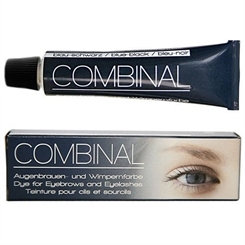 Combinal Wimpernfarbe Blau Schwarz, Augenbrauenfarbe, wasserfest, 15ml 