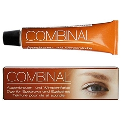 Combinal Wimpernfarbe Hellbraun, Augenbrauenfarbe, wasserfest, 15ml 