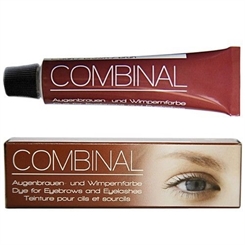 Combinal Wimpernfarbe Braun, Augenbrauenfarbe, wasserfest, 15ml 