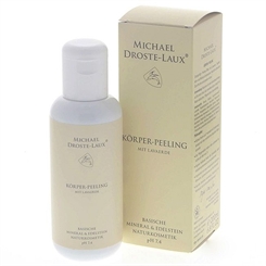 Basisches Körper-Peeling mit Lavaerde, Droste-Laux, Körperpeeling für Massagen, BIO, Peeling, pH 7,4, 200ml 