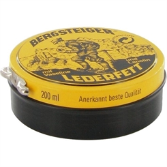 Bergsteiger Lederfett farblos Lederpflege pflegt Leder dauerhaft geschmeidig weich und wasserabweisend. 200 ml