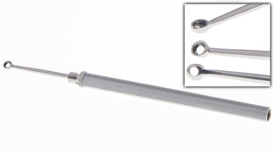 Komedonenheber Kosmetex zum Öffnen verschlossener Poren. Einseitig umsteckbar schraubbar in den Schaft 1 mm