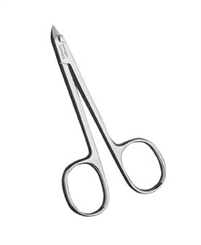 WAVE Hautzange mit Scherengriffen 10cm Speziell für Zwischenzehenbehandlung 