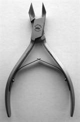 HiTech Design Kopfschneider mit halber Schneide Nagelzange für Fußpflege. 
