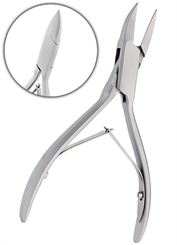 HiTech Mini Design Nagelzange Eckenzange für feste Nägel. Fußpflege 