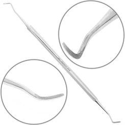 Wattehaken Evacuator Kosmetex zum Einlegen von Watte Tamponaden in den Nagelfalz 17 cm 