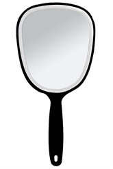 Handspiegel mit ovaler Form Kosmetex Kosmetik-Spiegel, normal 1-fach 