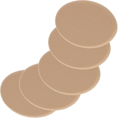 Make-up Schwämmchen Kosmetex, beige, MakeUp Schwamm oval, 7,5 cm 