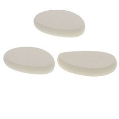 3x Make-up Schwämmchen, Kosmetx MakeUp Schwamm oval, 7,5 cm 