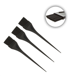 Kosmetex Haarfärbepinsel schwarz, 22cm, Pinsel für die Haarfarbe 