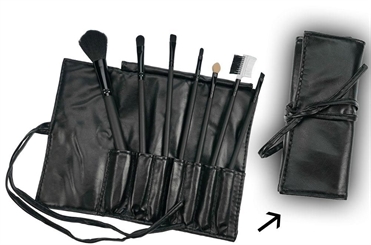 7-teiliges Kosmetik-Pinsel Set, Pinselset mit Tasche, Kosmetex 