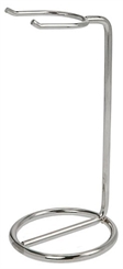 Aurawerk Halter für Rasierpinsel. Dezente zeitlose Form aus Metall. 