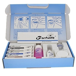 Fortune Einsteigerset, Augenbrauenfarbe, Wimpernfarbe Komplettangebot, alle Farben, Gebrauchsmaterial 