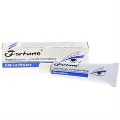 Fortune Blau Schwarz, Wimpernfarbe, Augenbrauenfarbe Wasserfeste Intensivfärbung, 15ml Blau-Schwarz
