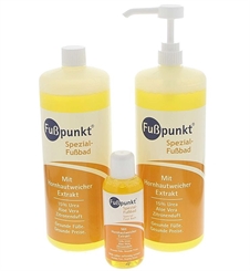 Fußpunkt Spezial Fußbad mit Hornhautweicher Extrakt Urea 15% und Aloe Vera, 