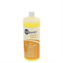 Fußpunkt Spezial Fußbad mit Hornhautweicher Extrakt Urea 15% und Aloe Vera, 1000 ml