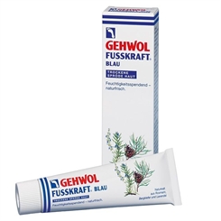 GEHWOL Fusskraft Blau, Trockene Spröde Haut, Fußcreme 125 ml