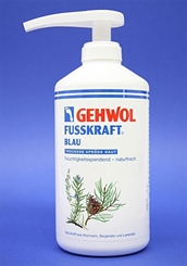GEHWOL Fusskraft Blau Intensiv Creme, Trockene Spröde Haut, Fußcreme 500ml 500 ml mit Spender