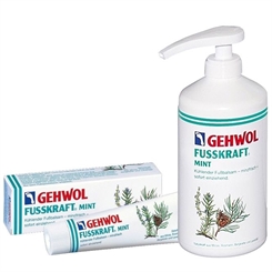 GEHWOL Fusskraft Mint, Kühlender Fußbalsam erfrischende Fußcreme, 
