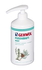 GEHWOL Fusskraft Mint, Kühlender Fußbalsam erfrischende Fußcreme, 500 ml mit Spender