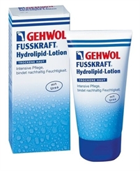 GEHWOL Fusskraft Hydrolipid Lotion, Fusscreme, mit Urea, trockene Füsse, 125 ml