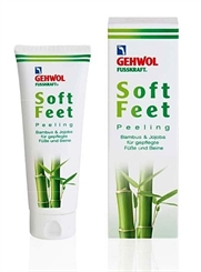 GEHWOL Fusskraft Soft Feet Peeling Fußpeeling mit Bambus, Jojoba 125 ml