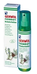 GEHWOL Fusskraft Kräuterlotion, mit Urea Fussdeo Creme, kühlend, Fußlotion, 150ml 