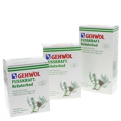 GEHWOL Fusskraft Kräuterbad, Fußbad raue, rissige Füsse, Badekonzentrat, 