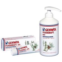 GEHWOL Fusskraft Rot, trockene Haut, Fußcreme, wärmend 