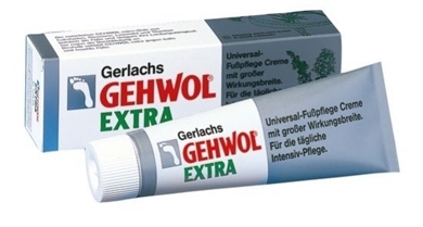 Gerlachs GEHWOL Extra, wärmende Fußcreme strapazierte, trockene Füsse, 75 ml 
