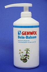 GEHWOL Bein Balsam, pflegende Fußcreme Fusspflegecreme mit Kamille 500 ml mit Spender