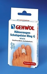 GEHWOL Hühneraugen Schutzpolster Ring G, Gel Zehenring Mittel