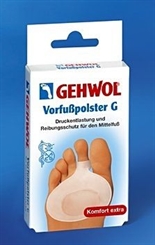GEHWOL Vorfußpolster G, Gel Polster für den Mittelfuß Groß