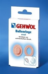 GEHWOL Ballenringe, oval, selbstklebend, Ballenschutz 