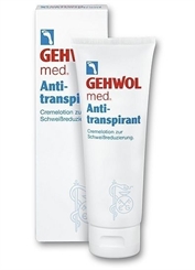 GEHWOL med. Antitranspirant, Fusscremelotion geruchsfreie, trockene Füsse, Fußpilzschutz, 125 ml 