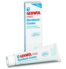 GEHWOL med. Hornhaut Creme, Fusscreme mit Urea, bei Hornhaut, trockener Haut, 