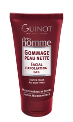 GUINOT Gommage Peau Nette, Gesichtspeeling Peelinggel für Männer, Très Homme, 75ml 
