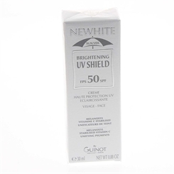 Newhite Brightening UV Shield, Tagescreme LSF50,30ml schützt schonend vor unerwünschten Alters- und Pigmentflecken 