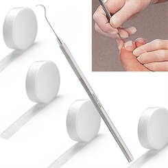 Kosmetex Wattehaken und 4x Tamponade für den Nagelfalz Set 2