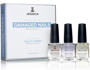 Jessica Damaged Nails Kit, Nagelset für kaputte Fingernägel nach Kunstnägeln 